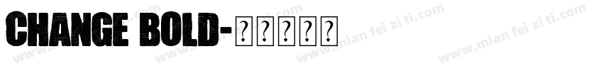 Change Bold字体转换